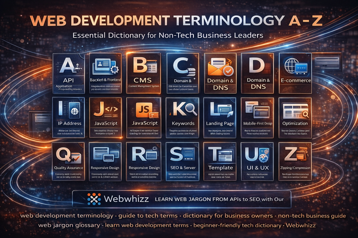 A-Z of Web Development Terms Decoding the Tech Talk for Business Owners