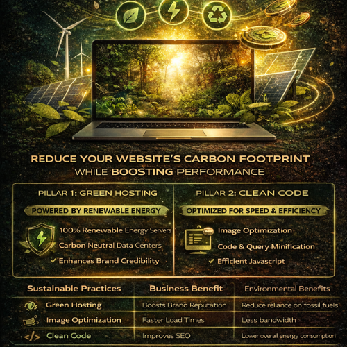 Read about: Sustainability in Web Design How Green Hosting and Clean Code Reduce Your Brand’s Carbon Footprint