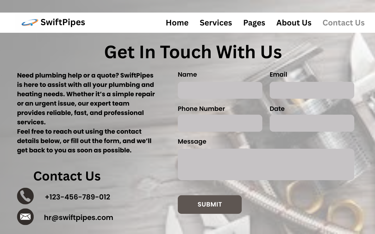 SwiftPipes: Your Trusted Plumbing Solution